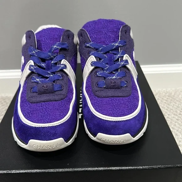 ❌SOLD❌ Chanel Sneakers Purple size 38.5 - Picture 3 of 8